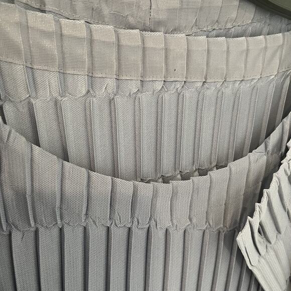 Issey Miyake Gray Dress/ Womens size 2 / Sleeveless Dress With Jacket/ Pleated - Picture 10 of 12